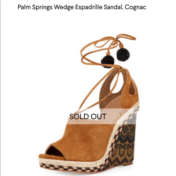 AQUAZZURA
Palm Springs Wedge Espadrille- Cognac - Picture 4 of 8